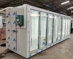 Supermarket Refrigerated Showcase Glass Door Cold Room