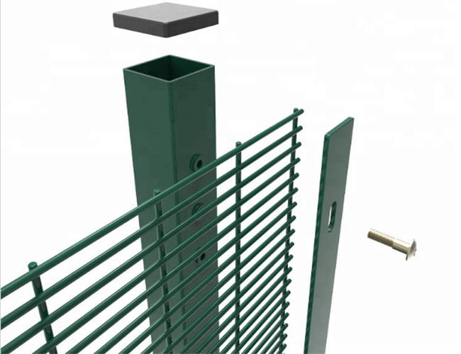 Giant Shuttle Green Wire Mesh Fence Welded 358 Security Fence 0