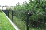 Stainless 3D Welded Wire Fence Green Powder Coated Fencing