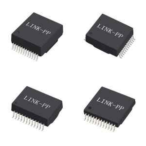 China 1000 Base-T High Isolation 4KV Single Port 24PIN PoE+ Magnetic Transformer REINFORCED HX5224CNL wholesale