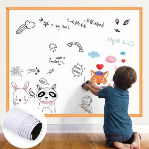 China PVC Classroom Writing Magnetic Blackboard Sticker White Green Blackboard Adhesive wholesale