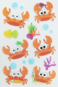 China Beautiful Gift Items Custom Puffy Stickers Multi Functional Environmental Friendly wholesale