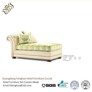 China American Style Indoor Chaise Lounge Chair With High Density Foam wholesale