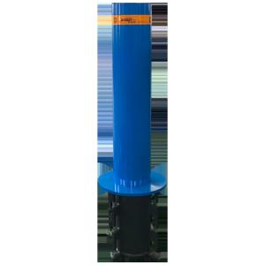 China 450mm Depth Blue M30 Telescopic Security Post Residential Driveway Bollards wholesale
