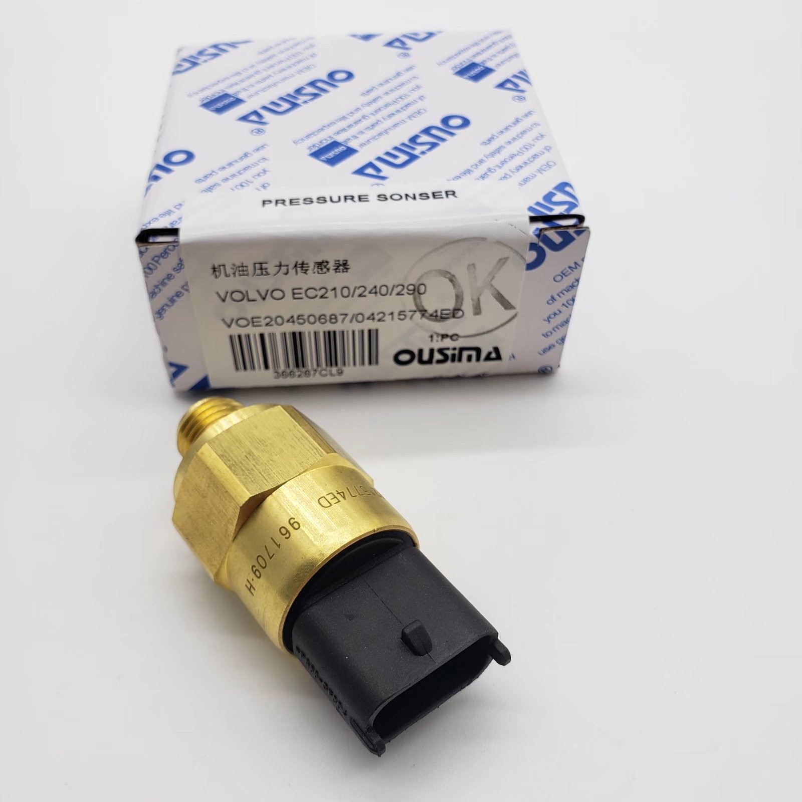 Engine Oil Pressure Sensor VOE20450687 04215774ED For EC210 EC240 EC290