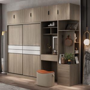 China Whole House Wood Furniture Customization home Wardrobe Cabinet wholesale