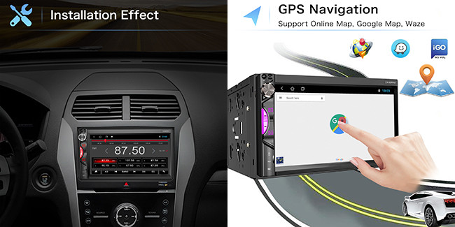 Universal 2 Din Car Android Stereo 2+32G 7 Inch Touch Screen Car Stereo With Gps