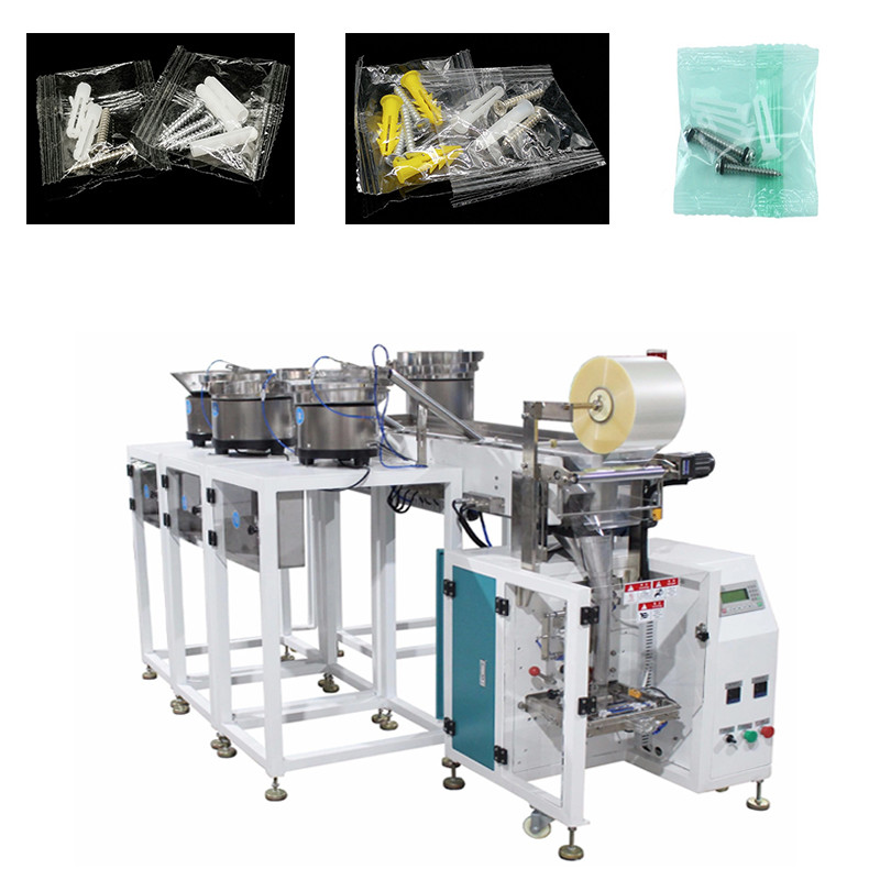 Automatic Screw Counting Packing Machine 2.0KW Hardware Parts Packing Machine