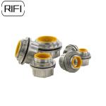 Zinc Liquid Tight Flexible Conduit Straight Connector Bond To Boxes And