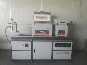 China 1100℃ Temperature Quartz Tube Furnace Quick Heating Effect 3.0KW Power wholesale