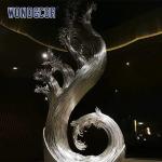 Custom Outdoor Casting Stainless Steel Sculpture Large Abstract Steel Sculpture
