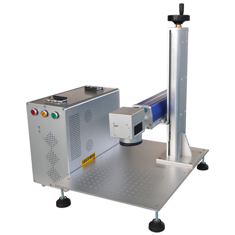 Autofocus 50W split fiber laser marking machine laser engraving machine Nameplate marking mach stainless steel