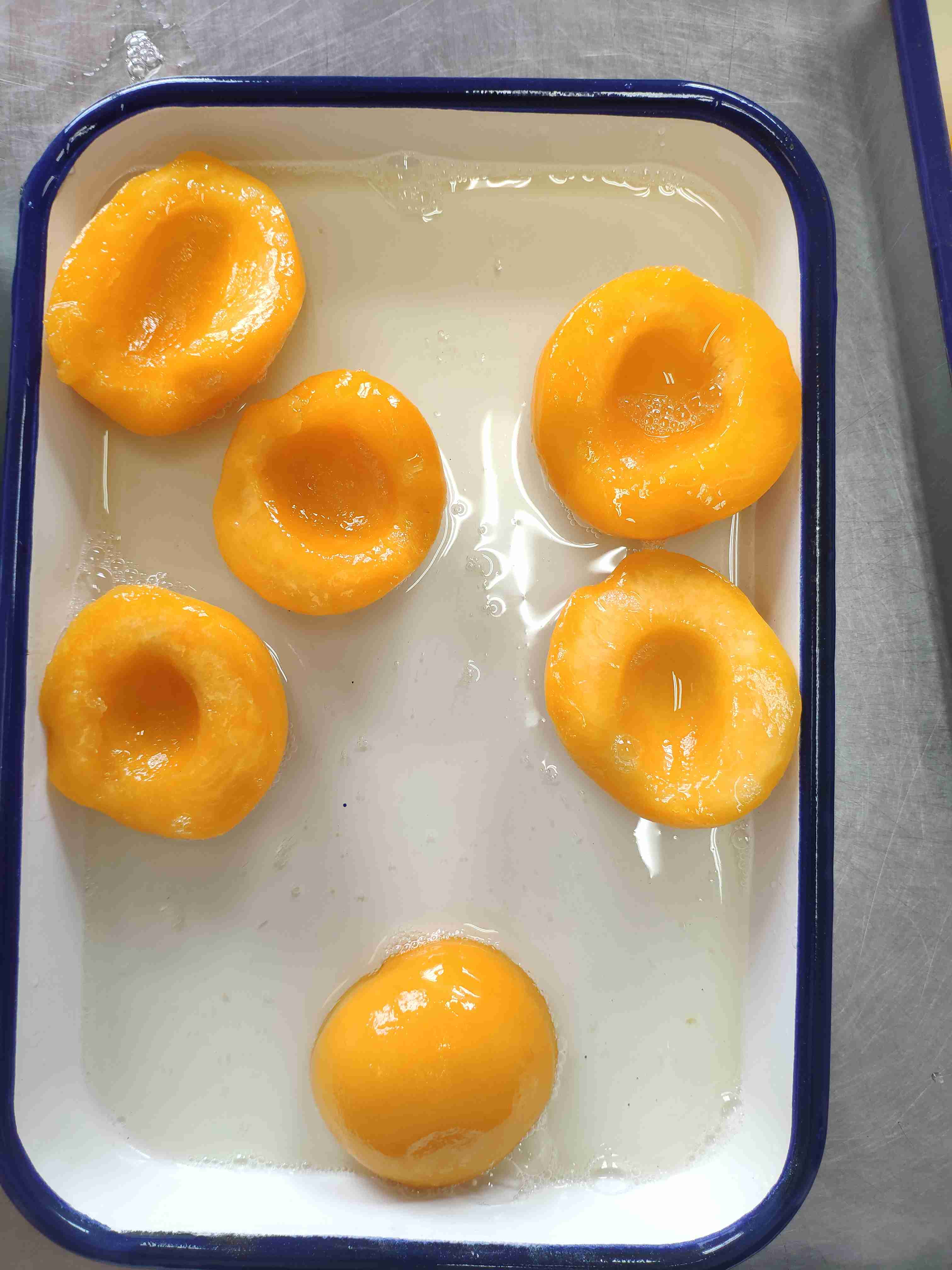 No Additives Naturally Sweet Canned Peach Halves For Bakery