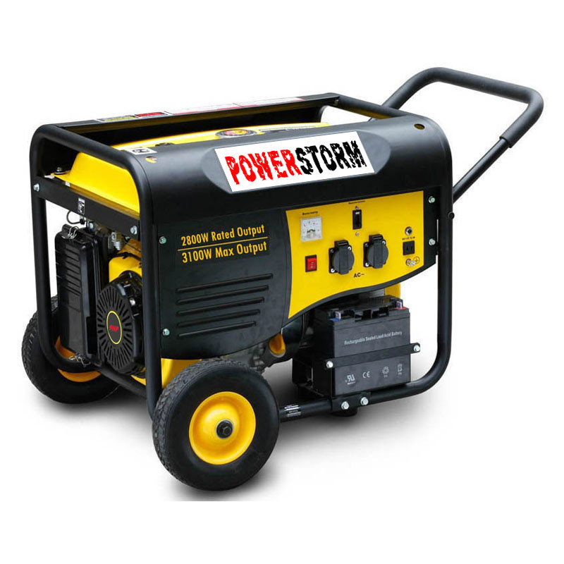 2.8KVA Gasoline Generator with Handle & Wheels