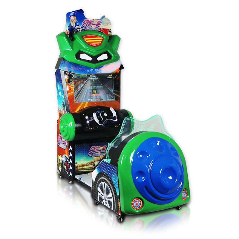 Plug Type US Plug Children Racing Amusement Game Machine with Coin Operated System