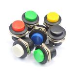 Red Mini Round 12mm Waterproof Momentary Push Button Switch