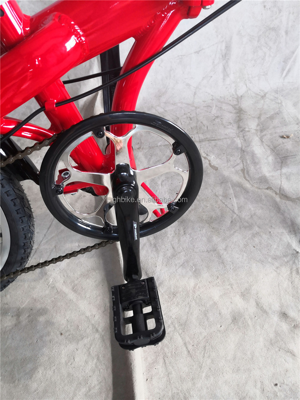 20 Inch Unisex Hybrid Folding Bike with 7 Gears and Aluminum V Brake Alloy Hub Quando