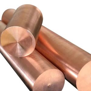 China Industrial Conductive C11000 C1100 99.95% Pure Copper Rod Copper Round Rod Earthing wholesale
