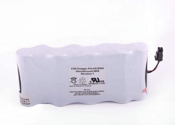 5200mah Portable Battery , 14.8V Li Ion Drager Battery MS18340 Infinity Delta XL
