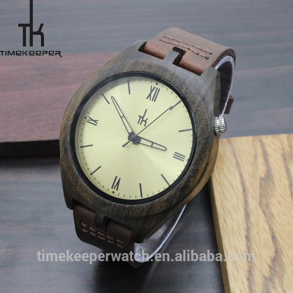 Quality cheap custom logo watches , chinese wholesale watches ,carbonized natural bamboo for sale
