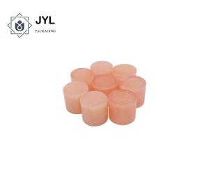 China Glossy Pink Resin Cap For Perfume Bottle Recyclable Multipurpose wholesale