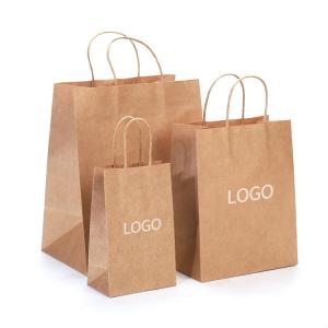 China Sustainable Custom Shopping Paper Bags With Logo Printed Recyclable wholesale