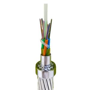China Stainless Tube 80KN 96core OPGW Optical Ground Wire wholesale