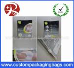 OEM Resealable Plastic Hanger Bags With Ziplock For Llingerie
