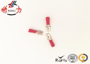 China Male pre insulating joint or Insulated Wire Terminals Red A.W.G.22-16 wholesale