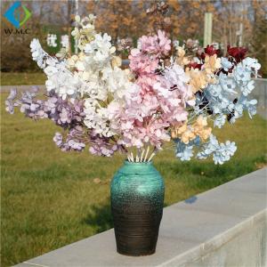 China Peanut Leaf Artificial Flower Bouquet Plastic Material For Wedding Scene Setting wholesale