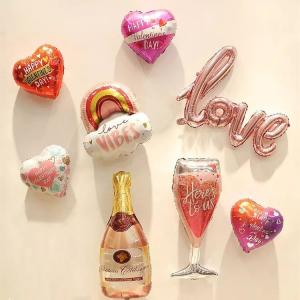 China Wholesale 18 Inch Heart Shaped Foil Balloon Wedding Decoration Balloon Love Balloons For Party wholesale