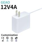 12V 4A AC Power Adapter For Outdoor CCTV Camera Unmanned Aerial Vehicle