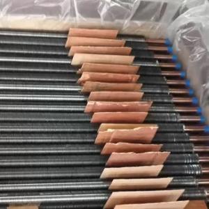 China DELLOK Condenser Copper Aluminum Alu1060 16mm Square Fin Tube wholesale