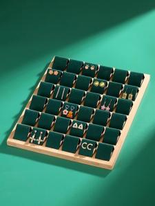 China 36 24 12 Inserts Luxury Jewelry Earring Display Tray 245*160*45mm wholesale