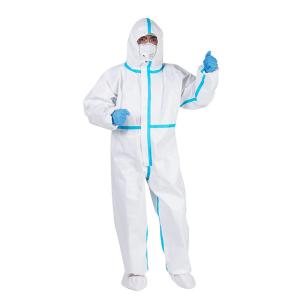 China signo group Nonwoven Disposable Ppe Coveralls / Disposable Safety Suit wholesale