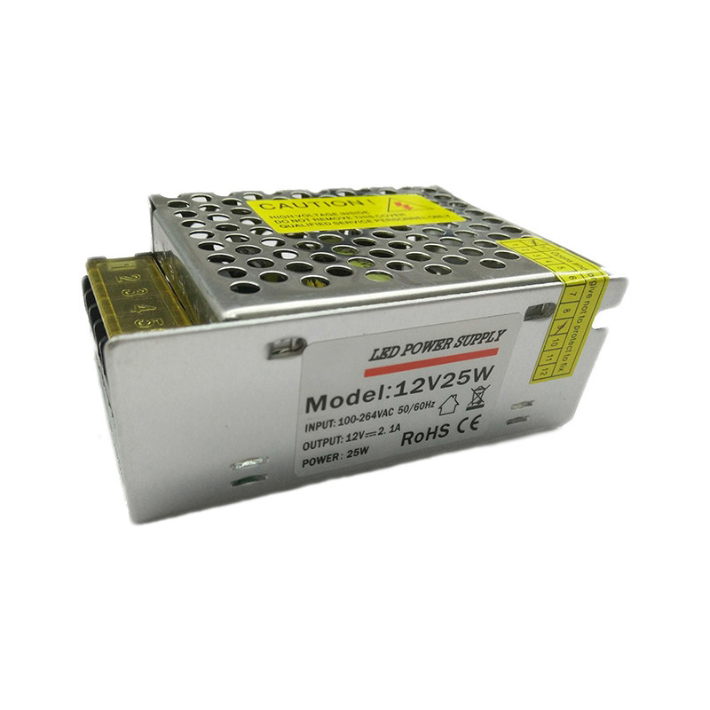 12v 25w Indoor power supply IP20 Transformer Adapter for LED Light