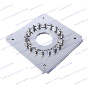 China 1.25mm Ferrule Style Fiber Optic Polish Jigs 18 Holes For Polishing Machine wholesale