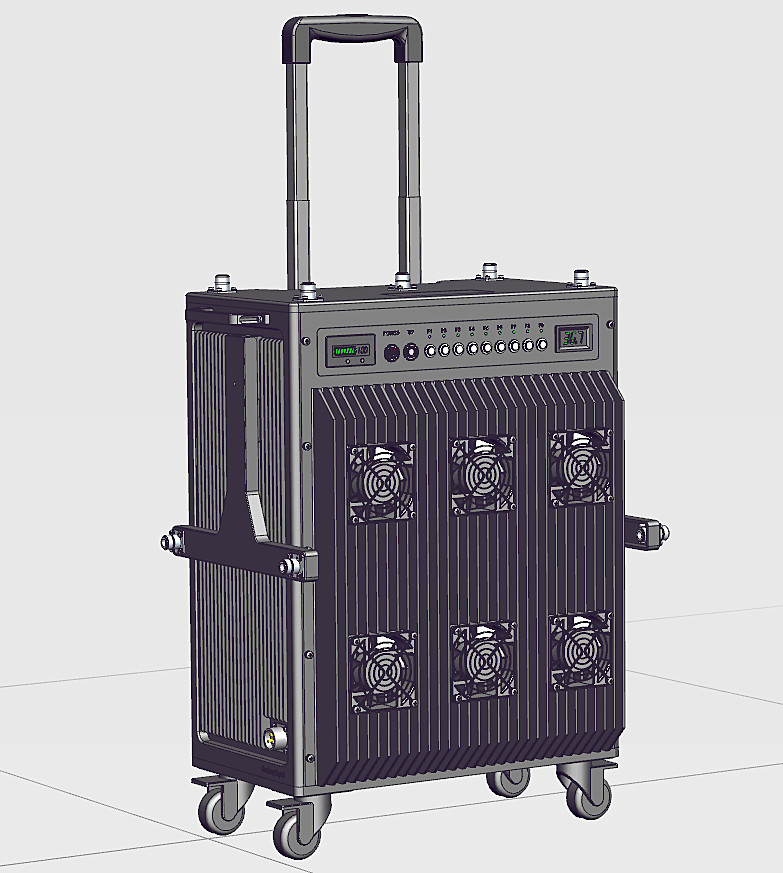 9 Omni Directional Antennas RCIED Jammer With IP 56 Proof