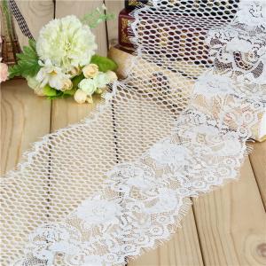 China 2017 Newest Fashion style ivory border eyelash tassel dress trimming french lace trim wholesale wholesale