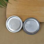 63mm Wrinkle Feeling SGS POE Dry Food Aluminum Foil Lid