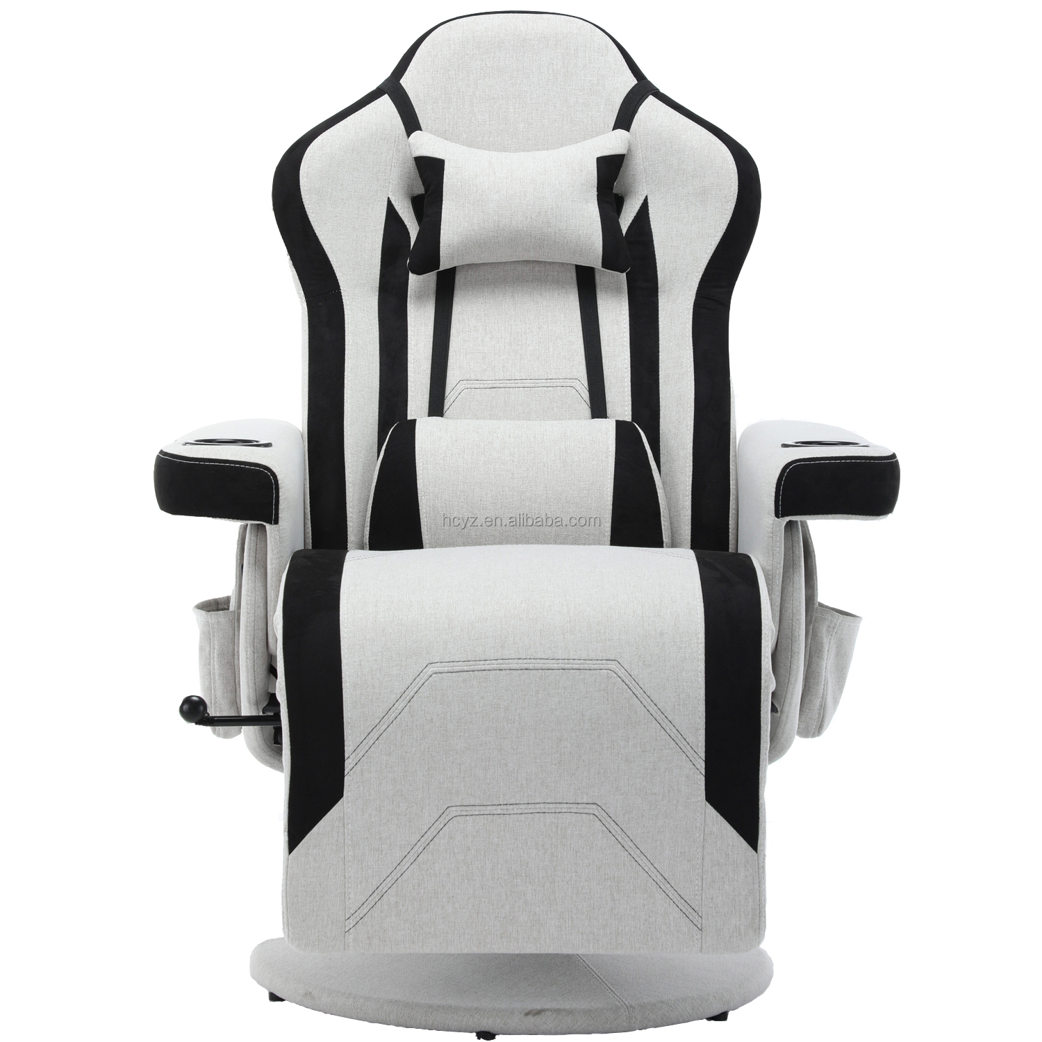 Office/Home/Apartment Gaming Chair with Cup Holder and Adjustable Backrest 90-135°