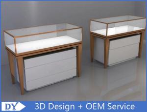 China Modern Luxury MDF Stainless Steel Jewellery Counters For Shop wholesale