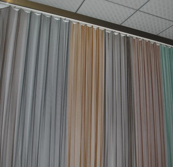 Light Weight Conventional Wire Mesh Conveyor Belt / Chain Link Fencing