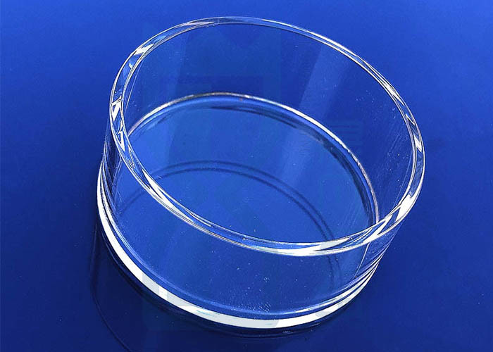 Clear Heating Or Chemical Morse 6.5 Fused Quartz Crucibles