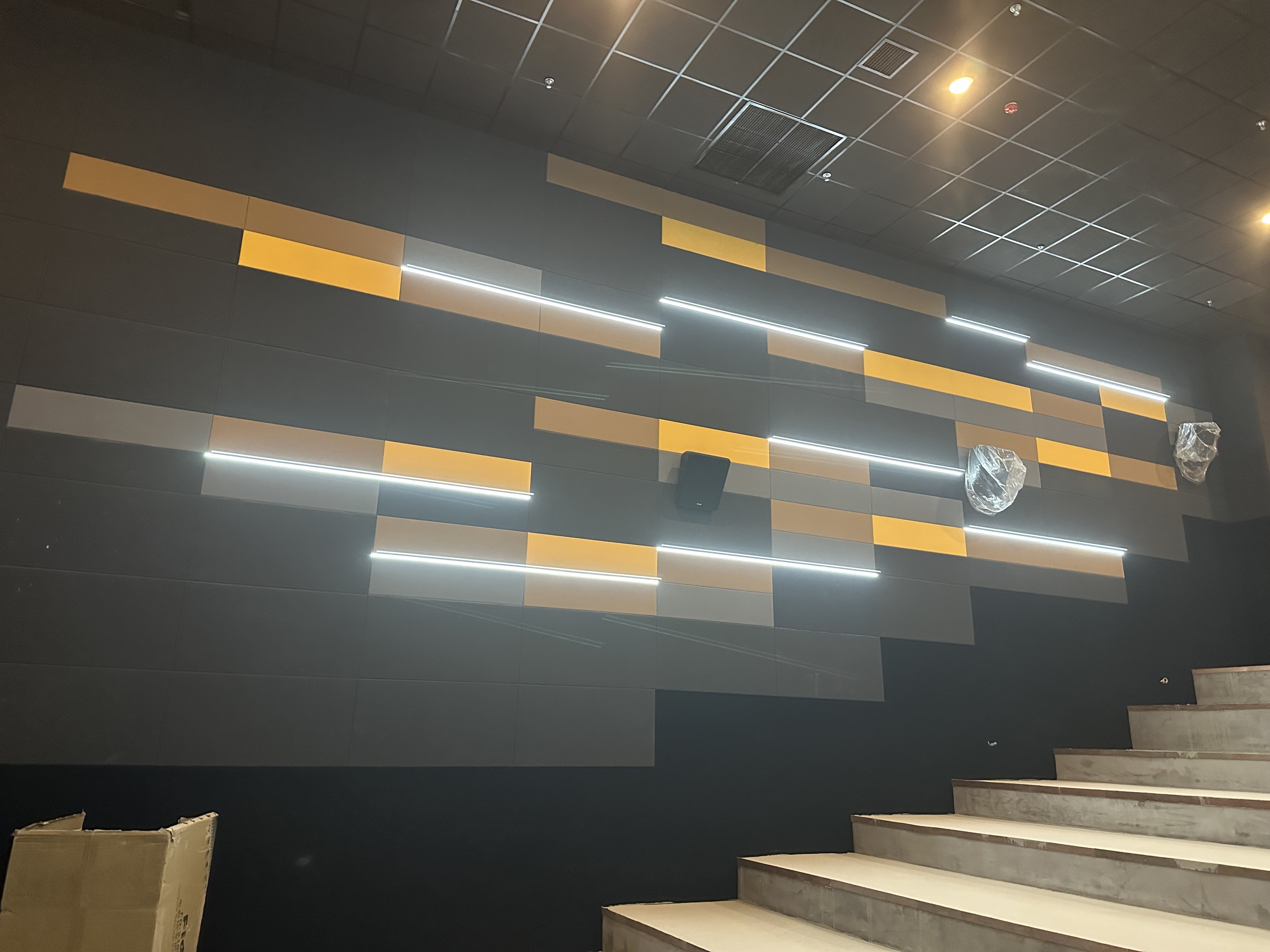 9mm PET Soundproof Wall Panels Polyester Fiber Felt Sound Absorb Acoustic Panel