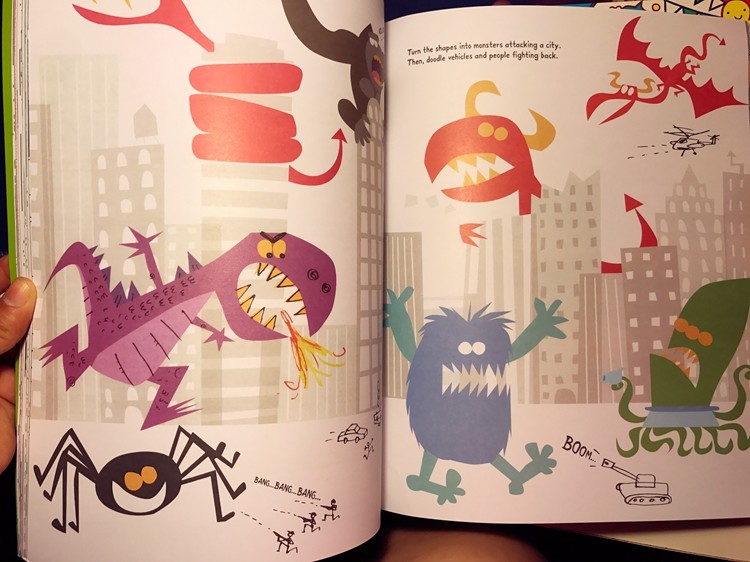 Cartoon Coloring Book Printing , Softcover Paperback Book Printing Spot UV