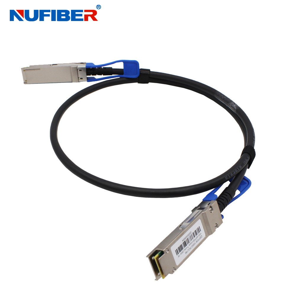 OEM 100G QSFP28 To QSFP28 DAC Copper Cable For FTTX Network