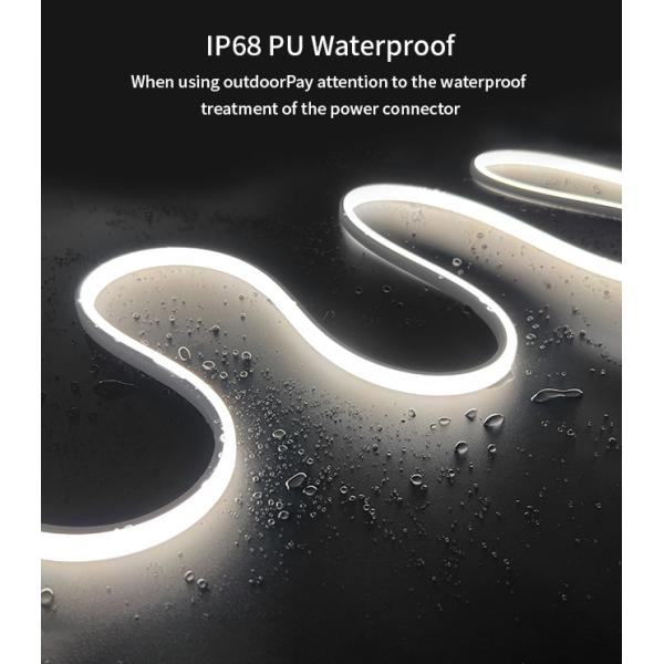 10*10mm IP68 PU Neon Flex Lights Waterproof DC24V Neon LED Flexible Strip Light