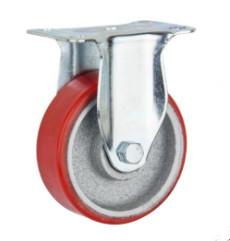 China 3 Inch Iron Casters Polyurethane Wheels Medium Duty wholesale