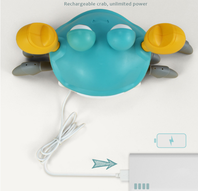 Made Unisex ABS Plastic Crawling Crab Toy for Early Education Educational Boy Gift Set